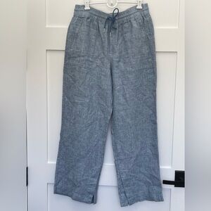 Athleta wide leg chambray pants